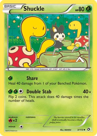 Shuckle (003/113) [Legendary Treasures] Reverse Holofoil - Uncommon