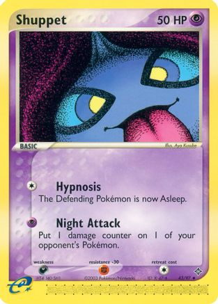 Shuppet (43/97) [Dragon] Reverse Holofoil - Uncommon