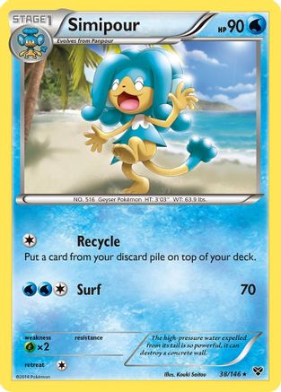 Simipour (38/146) [XY Base Set] Reverse Holofoil - Rare