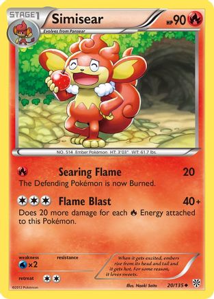 Simisear (20/135) [Plasma Storm] - Uncommon