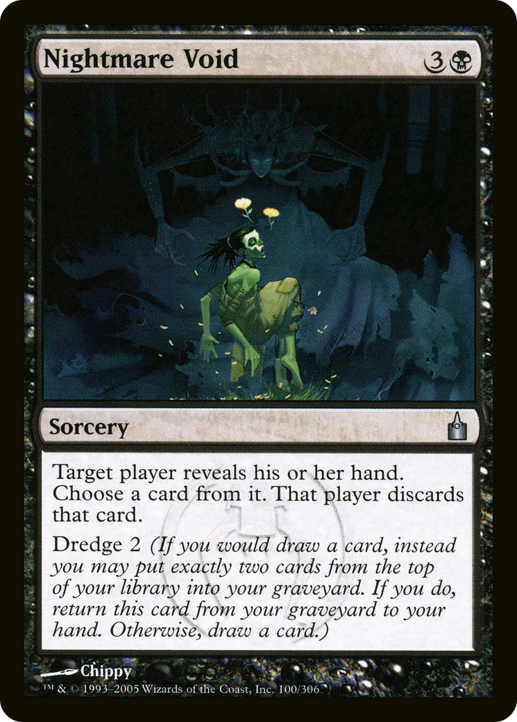 Nightmare Void (RAV-100) [Ravnica: City of Guilds] Foil