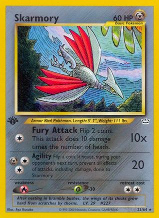 Skarmory (023/64) [Neo Revelation] 1st Edition - Rare