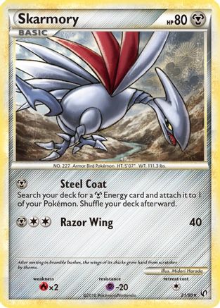Skarmory (21/90) [Undaunted] Reverse Holofoil - Rare