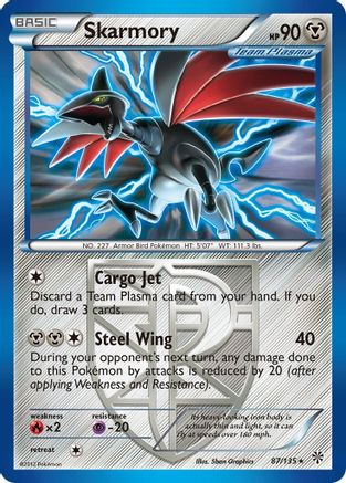 Skarmory (Team Plasma) (87/135) [Plasma Storm] - Rare