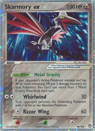 Skarmory ex (98/108) [Power Keepers] Holofoil - Ultra Rare