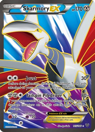 Skarmory EX (145 Full Art) (145/146) [XY Base Set] Holofoil - Ultra Rare