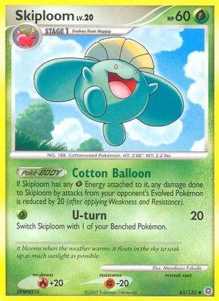Skiploom (65/132) [Secret Wonders] Reverse Holofoil - Uncommon