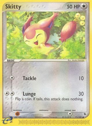 Skitty (071/109) [Ruby and Sapphire] Reverse Holofoil - Common