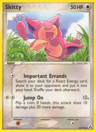 Skitty (064/92) [Legend Maker] Reverse Holofoil - Common