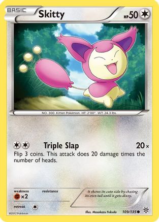 Skitty (109/135) [Plasma Storm] Reverse Holofoil - Common