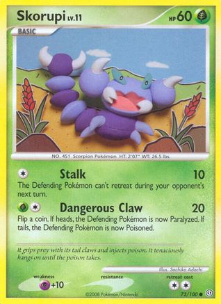 Skorupi (073/100) [Stormfront] Reverse Holofoil - Common