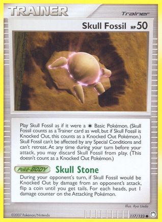 Skull Fossil (117/123) [Mysterious Treasures] - Common