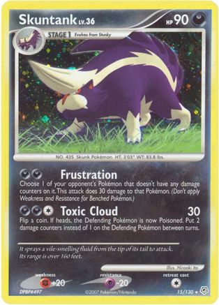 Skuntank (15/130) [Diamond and Pearl] Holofoil - Holo Rare