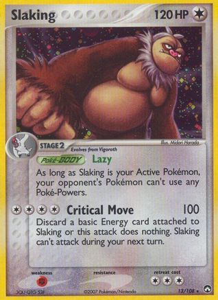 Slaking (13/108) [Power Keepers] Reverse Holofoil - Holo Rare