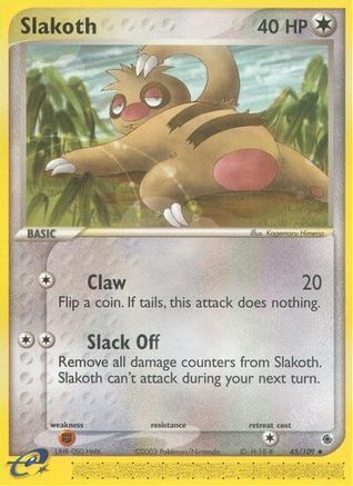 Slakoth (45/109) [Ruby and Sapphire] - Uncommon