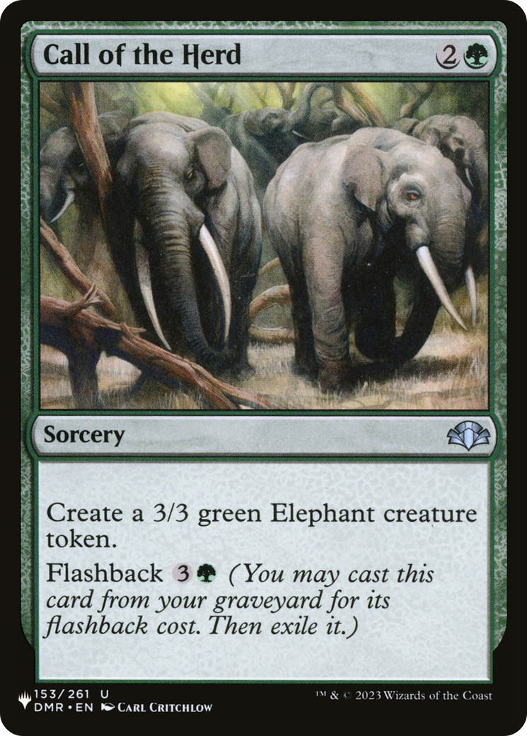 Call of the Herd (LIST-DMR-153) [The List]