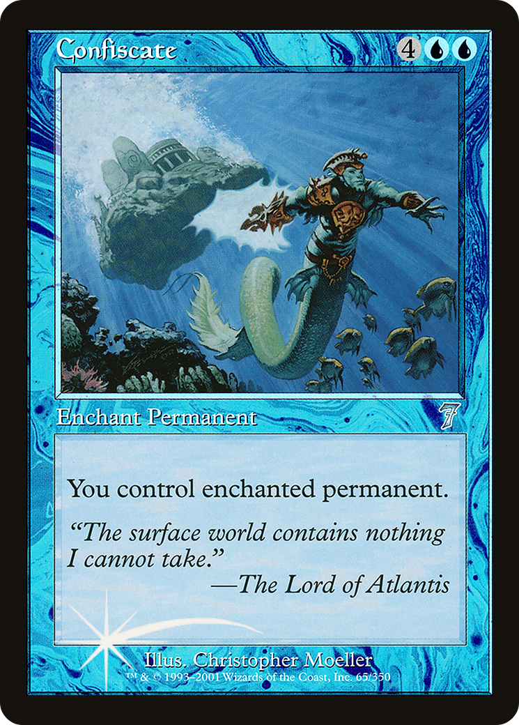 Confiscate (7ED-65★) [7th Edition] Foil