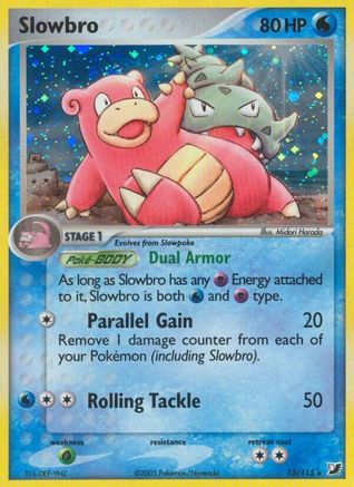 Slowbro (13/115) [Unseen Forces] Reverse Holofoil - Holo Rare