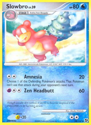 Slowbro (54/106) [Great Encounters] Reverse Holofoil - Uncommon