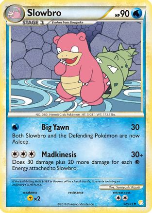 Slowbro (052/123) [HeartGold SoulSilver] - Uncommon