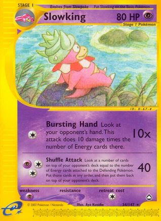 Slowking (34/147) [Aquapolis] Reverse Holofoil - Rare
