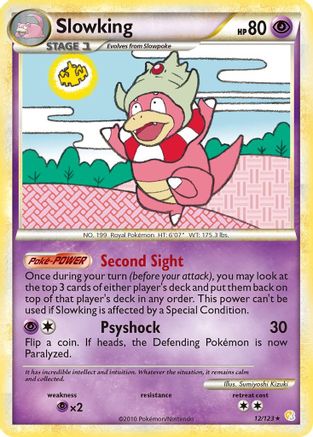 Slowking (012/123) [HeartGold SoulSilver] Holofoil - Holo Rare