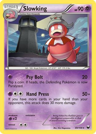 Slowking (49/108) [Dark Explorers] Reverse Holofoil - Rare