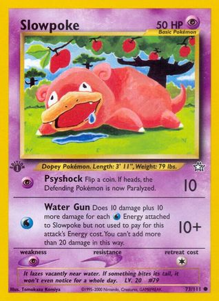 Slowpoke (073/111) [Neo Genesis] 1st Edition - Common