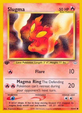 Slugma (053/64) [Neo Revelation] 1st Edition - Common