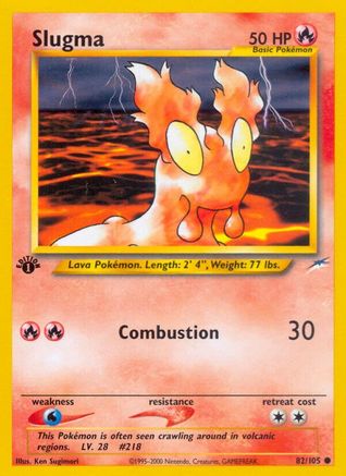 Slugma (082/105) [Neo Destiny] 1st Edition - Common