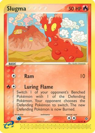 Slugma (072/97) [Dragon] Reverse Holofoil - Common