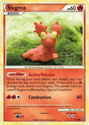 Slugma (067/90) [Undaunted] Reverse Holofoil - Common