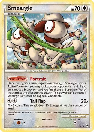 Smeargle (21/95) [Call of Legends] Reverse Holofoil - Holo Rare