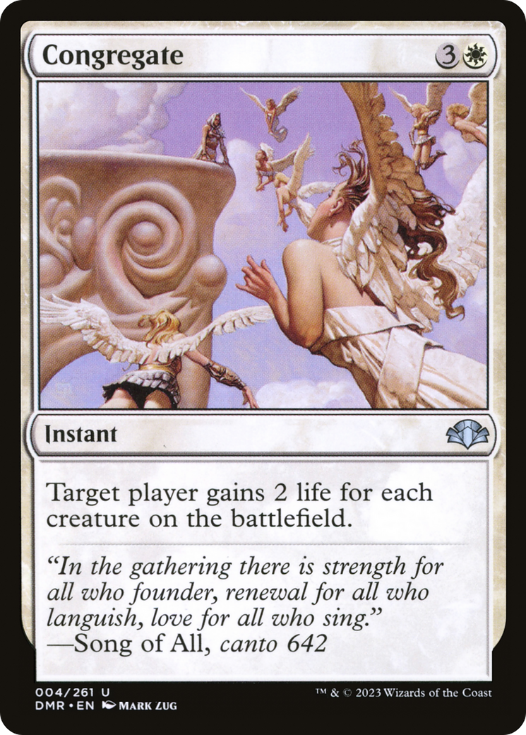 Congregate (DMR-004) [Dominaria Remastered] Foil