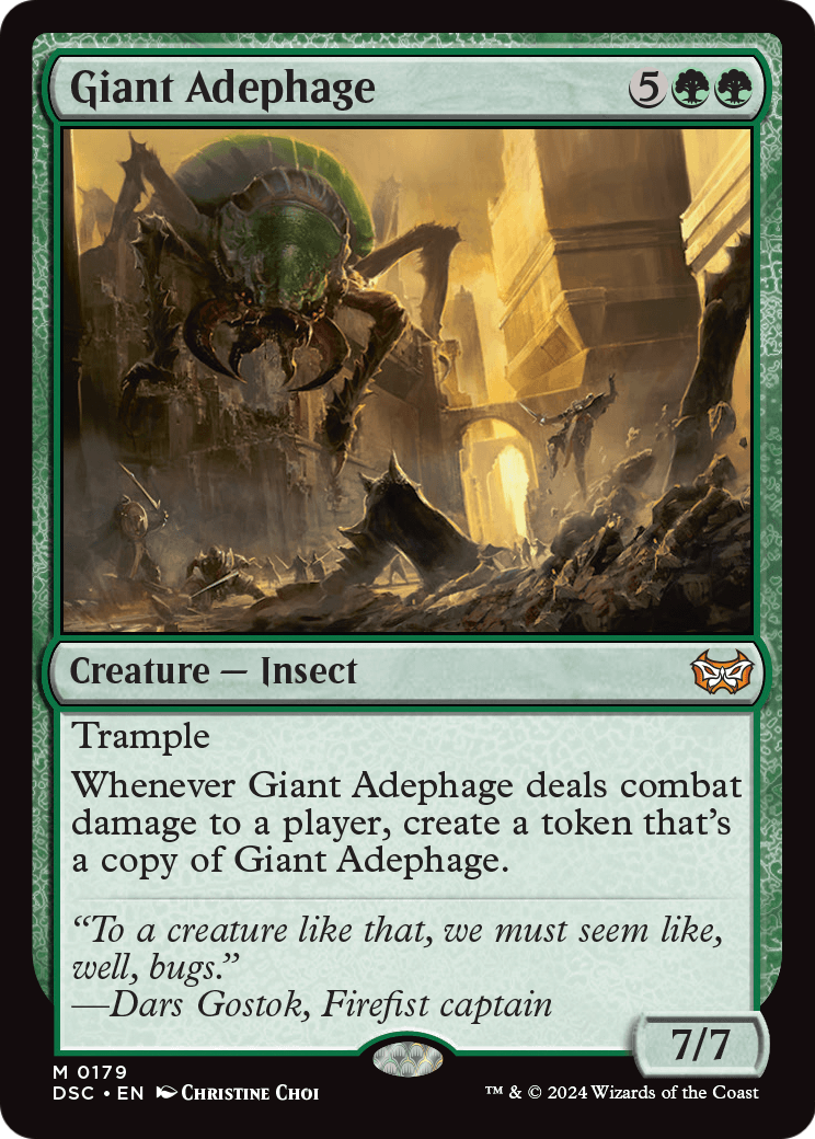 Giant Adephage (DSC-179) [Duskmourn: House of Horror Commander]