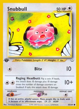 Snubbull (055/64) [Neo Revelation] 1st Edition - Common