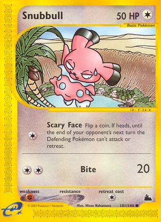 Snubbull (101/144) [Skyridge] - Common