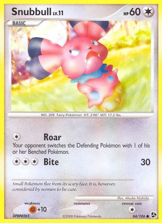 Snubbull (84/106) [Great Encounters] Reverse Holofoil - Common