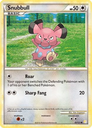 Snubbull (082/123) [HeartGold SoulSilver] - Common