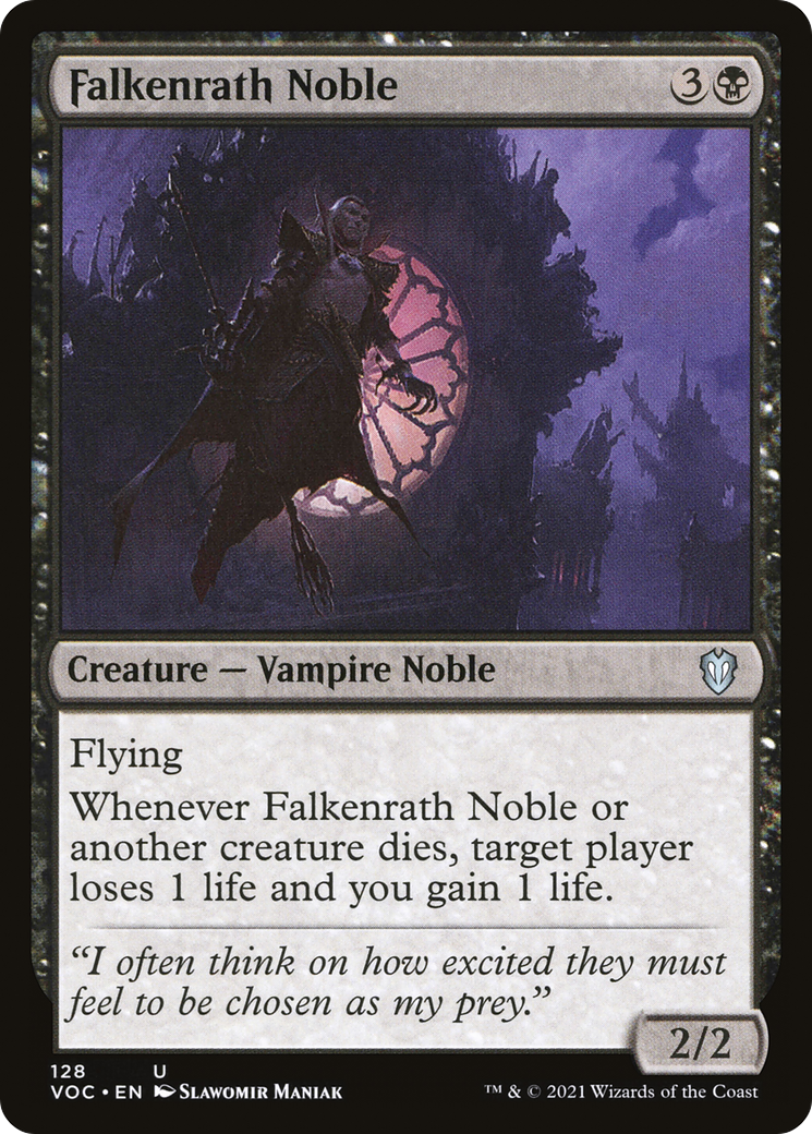 Falkenrath Noble (VOC-128) [Crimson Vow Commander]