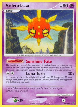 Solrock (45/147) [Supreme Victors] Reverse Holofoil - Rare