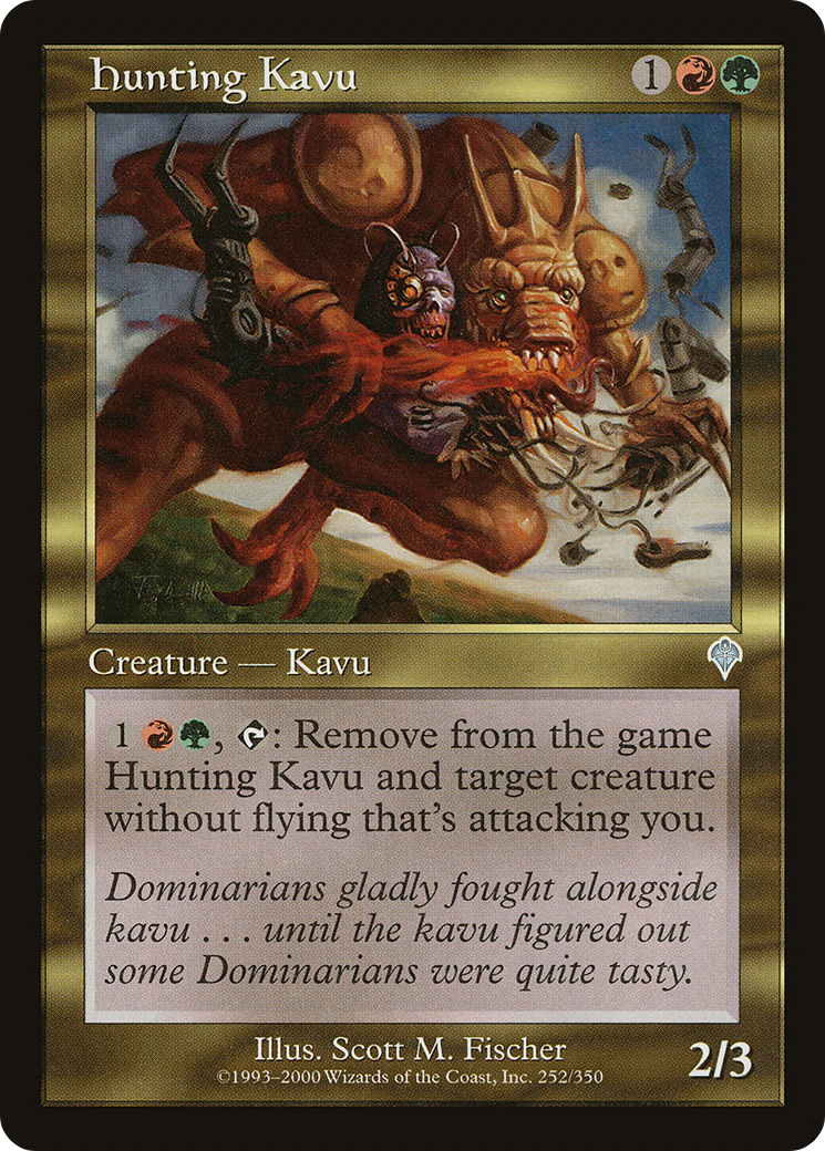 Hunting Kavu (INV-252) [Invasion]