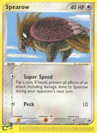 Spearow (081/100) [Sandstorm] - Common