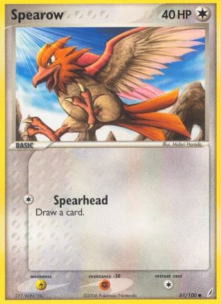 Spearow (061/100) [Crystal Guardians] - Common