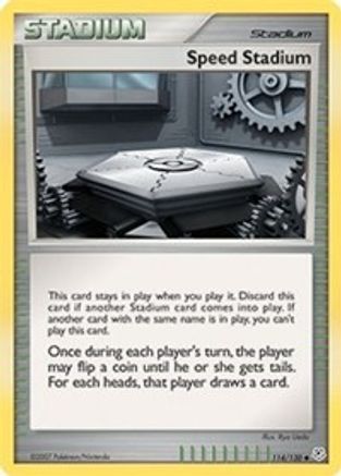 Speed Stadium (114/130) [Diamond and Pearl] Reverse Holofoil - Uncommon