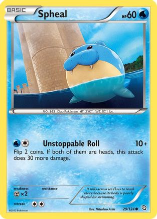 Spheal (029/124) [Dragons Exalted] Reverse Holofoil - Common