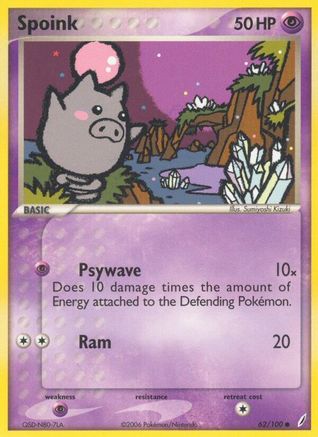 Spoink (062/100) [Crystal Guardians] - Common
