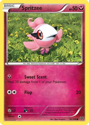 Spritzee (092/146) [XY Base Set] Reverse Holofoil - Common