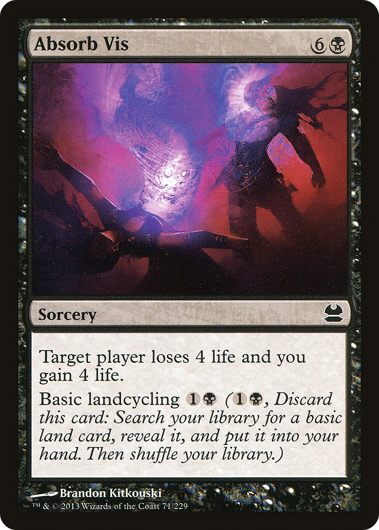 Absorb Vis (MMA-071) [Modern Masters] Foil