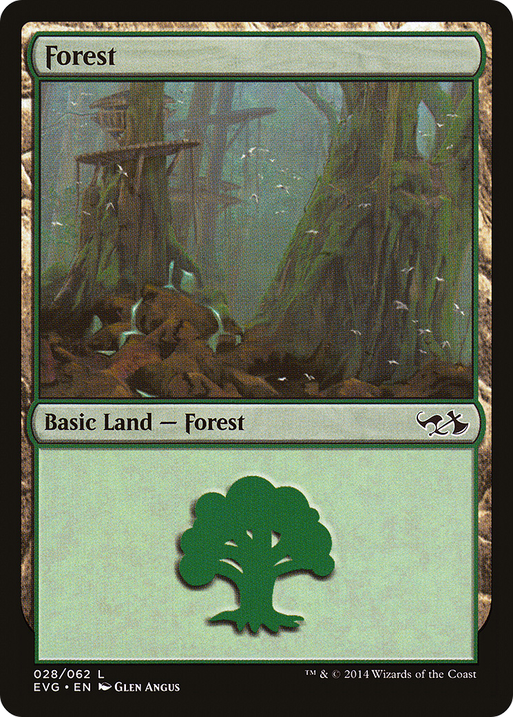 Forest (DD3-028) (Elves vs Goblins) [Duel Decks Anthology: Elves vs. Goblins]